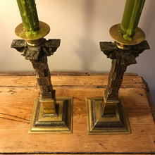 Load image into Gallery viewer, Sri Lankan Temple Candle Sticks.
