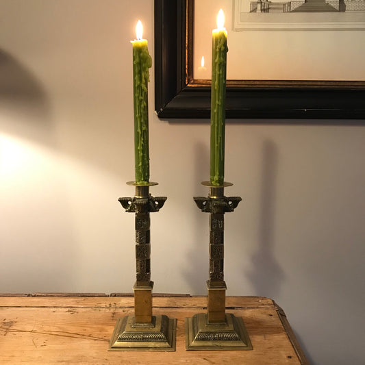 Sri Lankan Temple Candle Sticks.