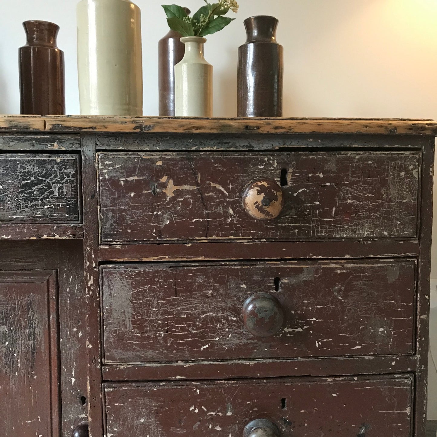 Country Chest Of Drawers.