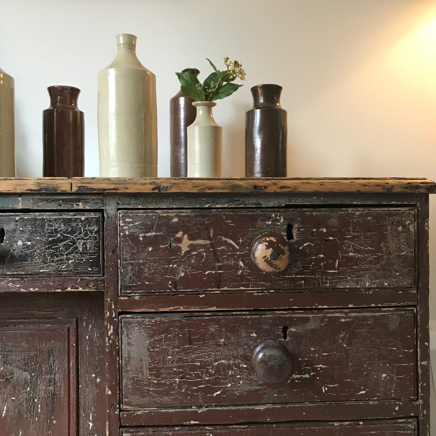 Country Chest Of Drawers.