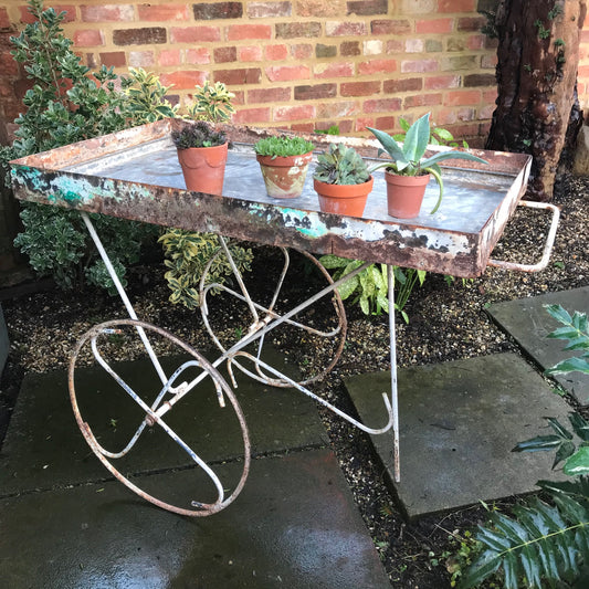Vintage French Florists Trolley.
