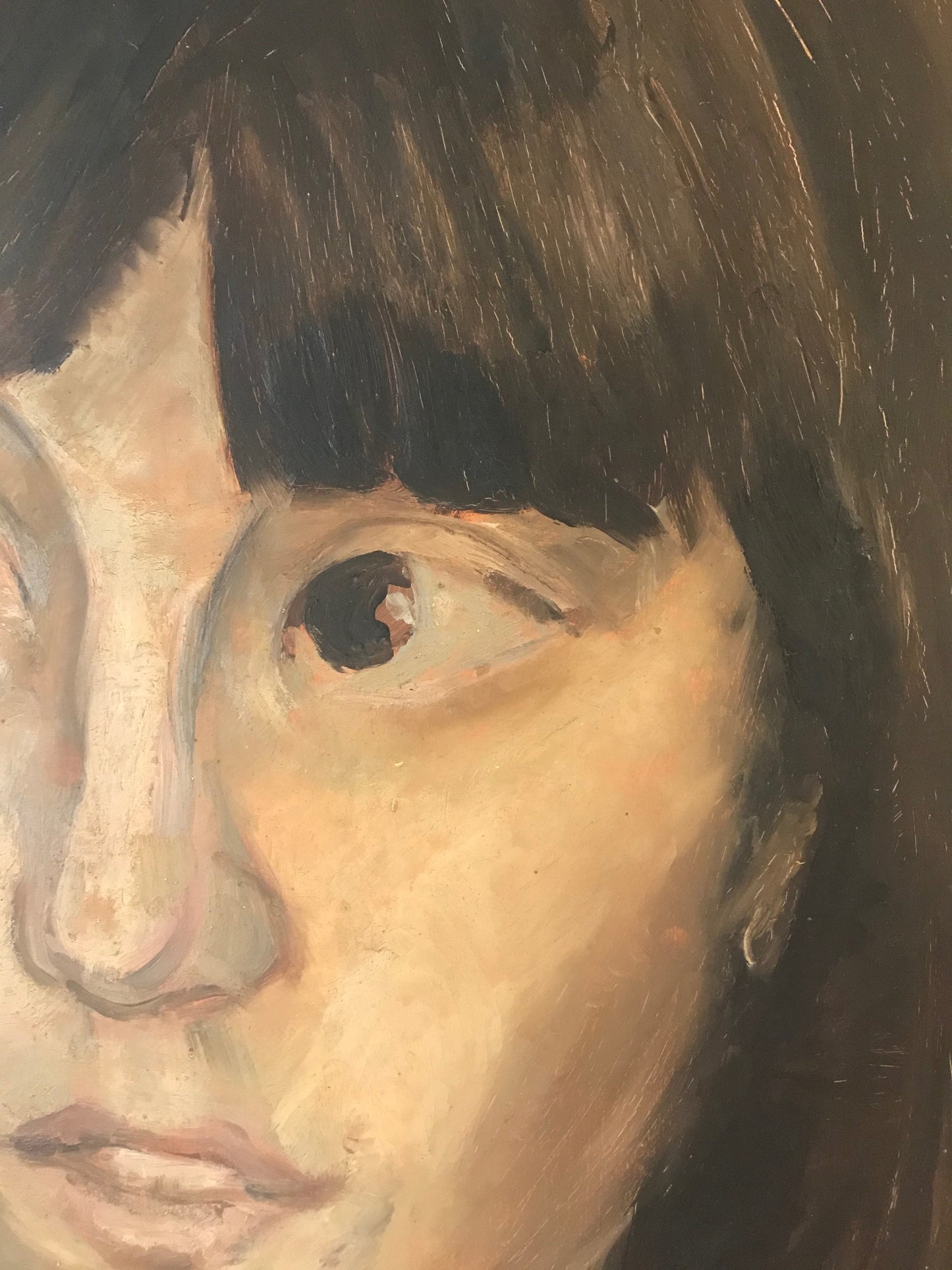 Large Mid Century Portrait.