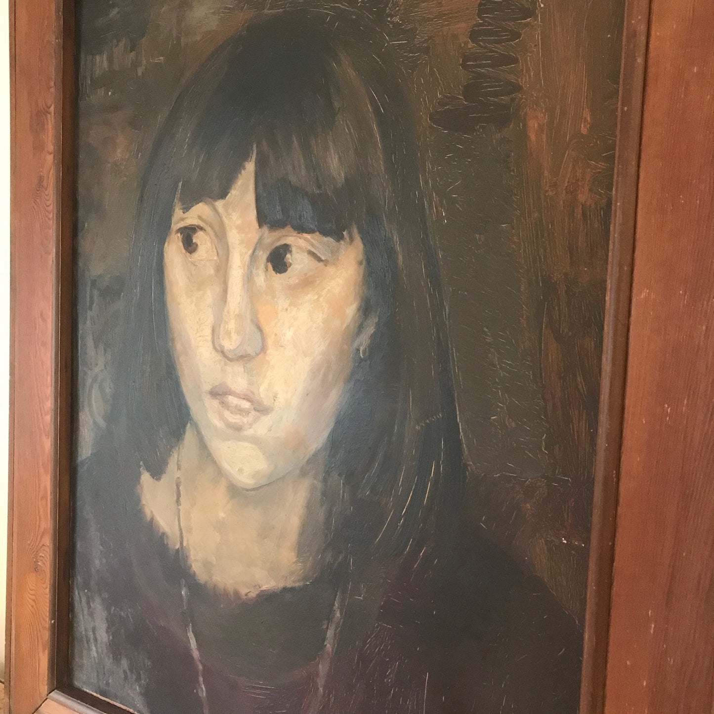Large Mid Century Portrait.