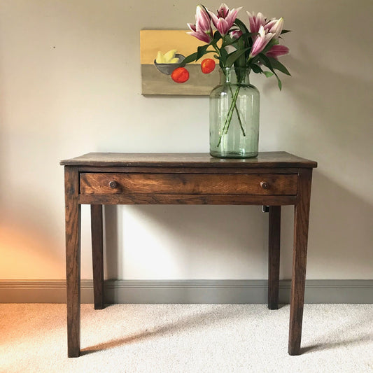 Oak Country Side Table.
