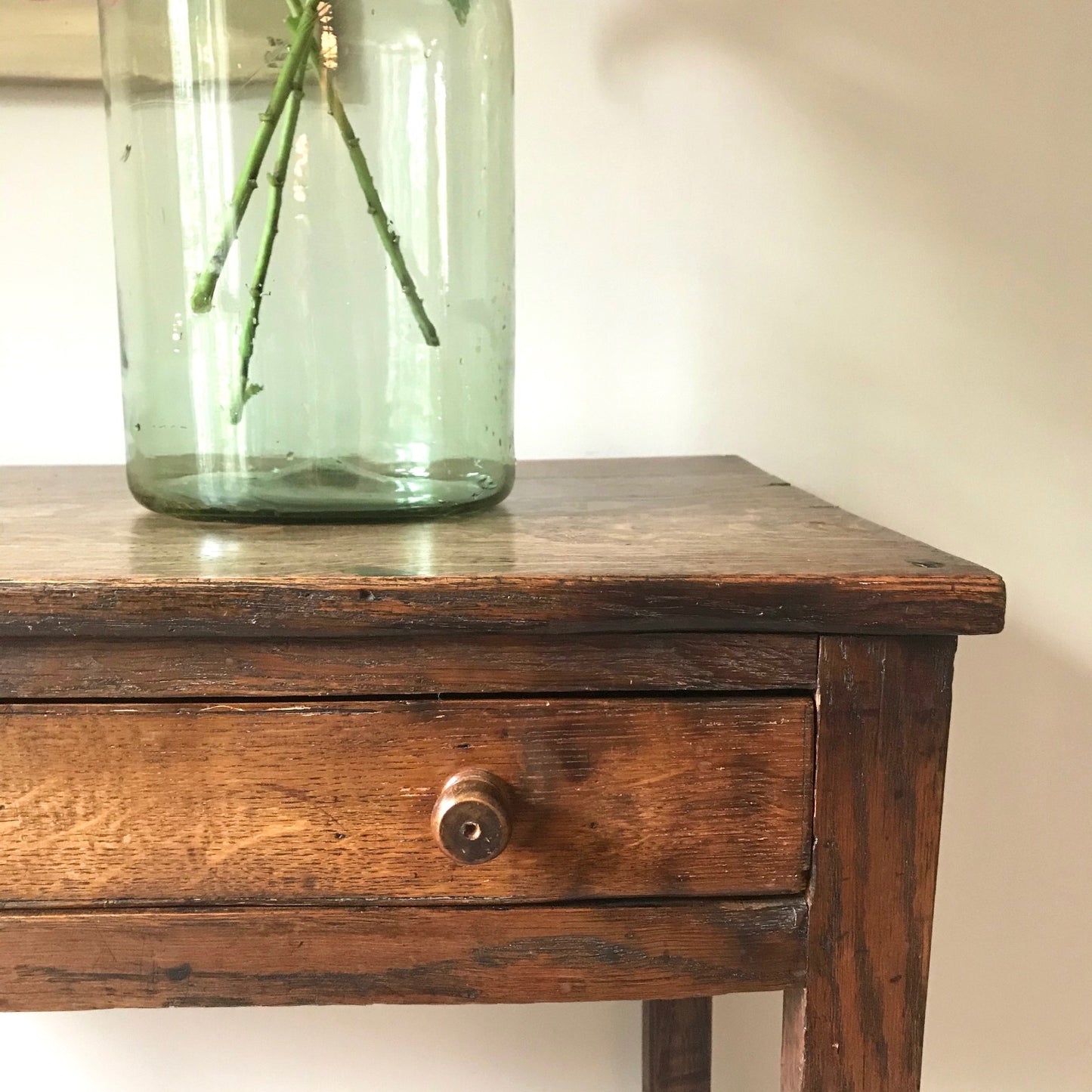 Oak Country Side Table.