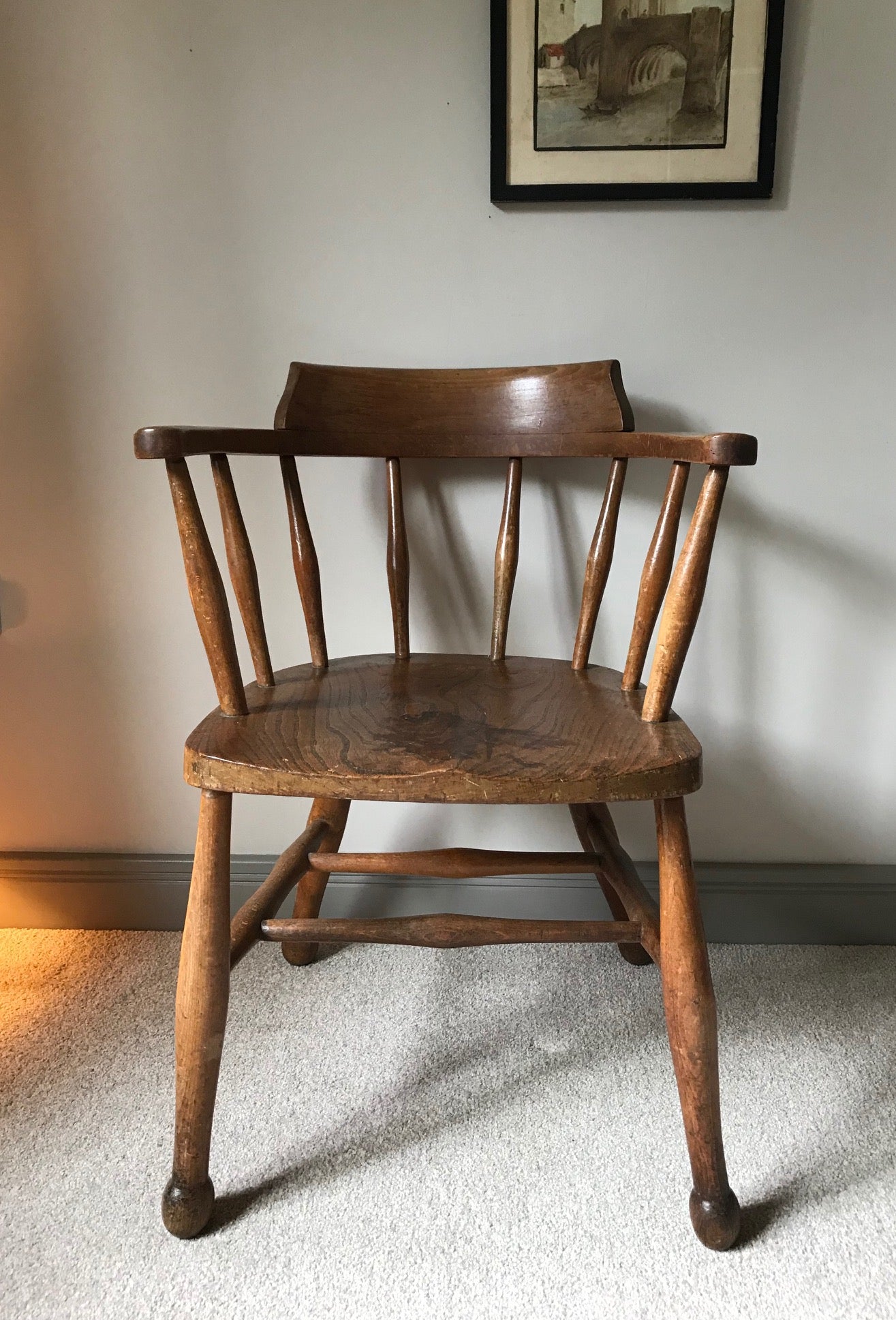 Elm Captains Chair.