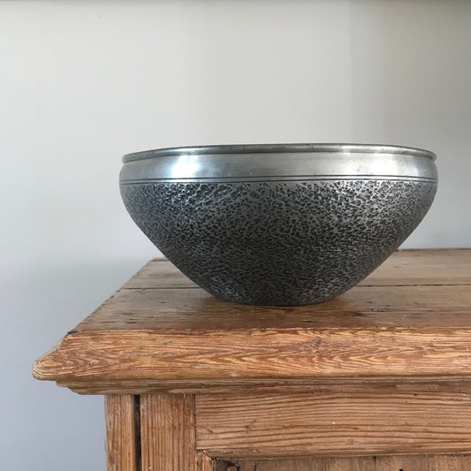 Scandinavian Pewter Bowl.