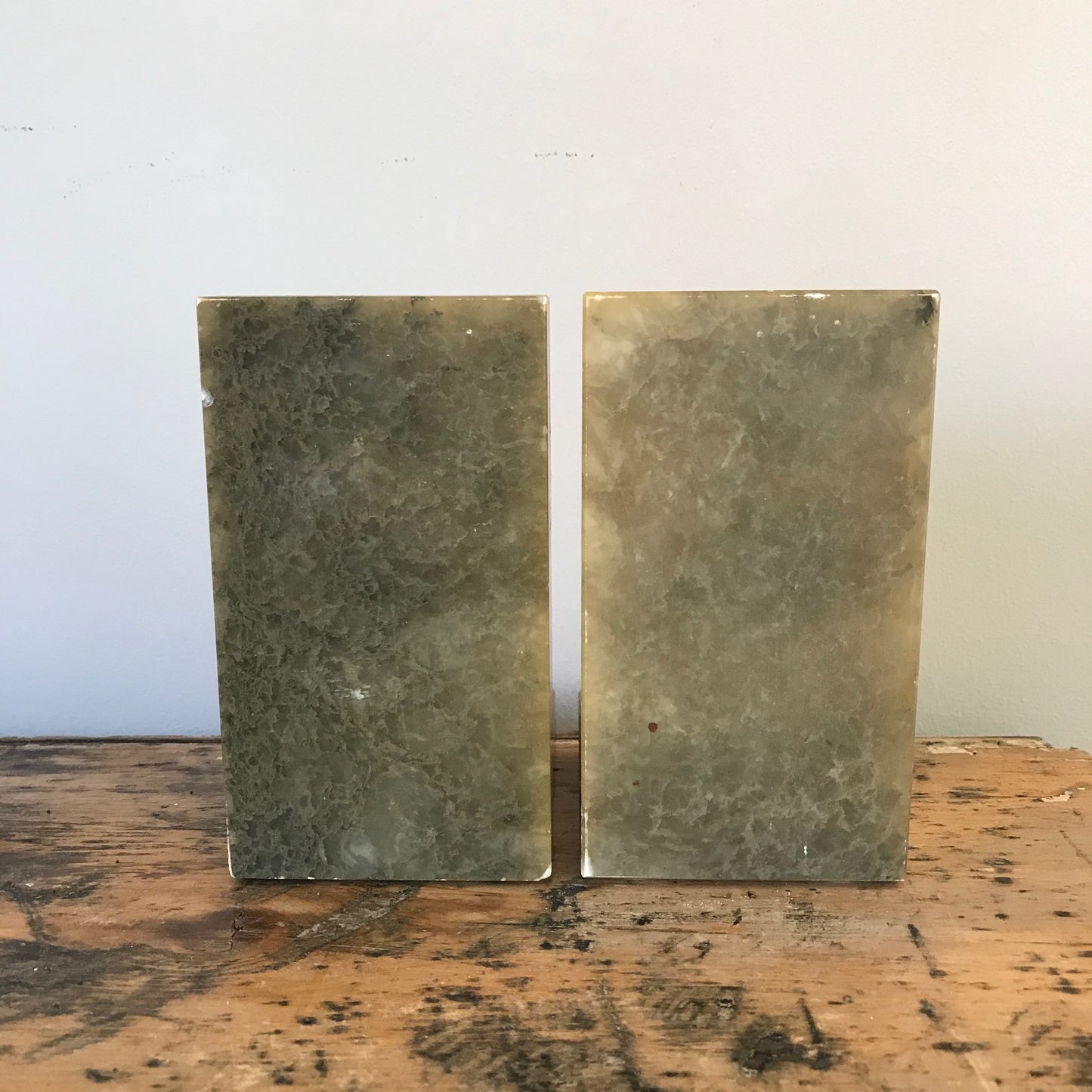Italian Alabaster Bookends.