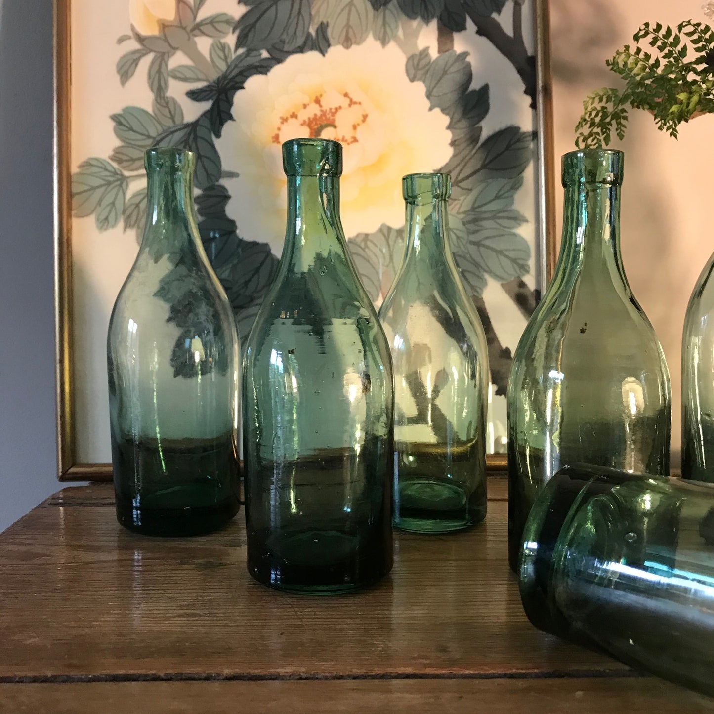 Seven French Brasserie Bottles.