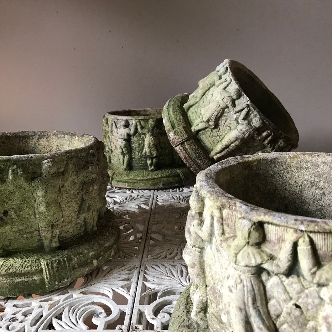 An Unusual Set Of Four Planters