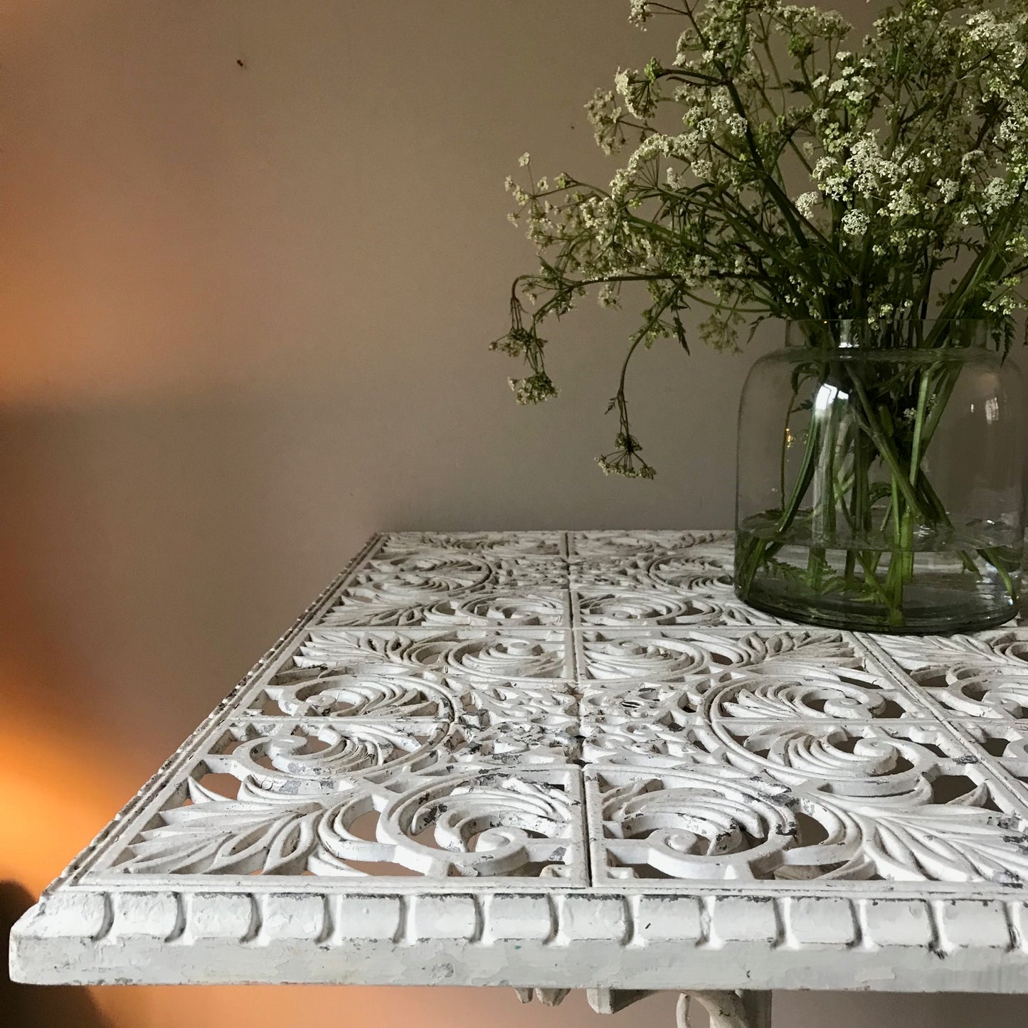 Vintage Cast Aluminium Garden Table.