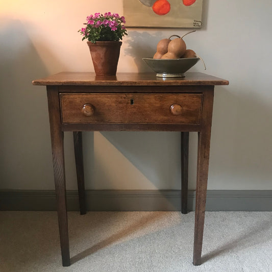 Elm Side Table.