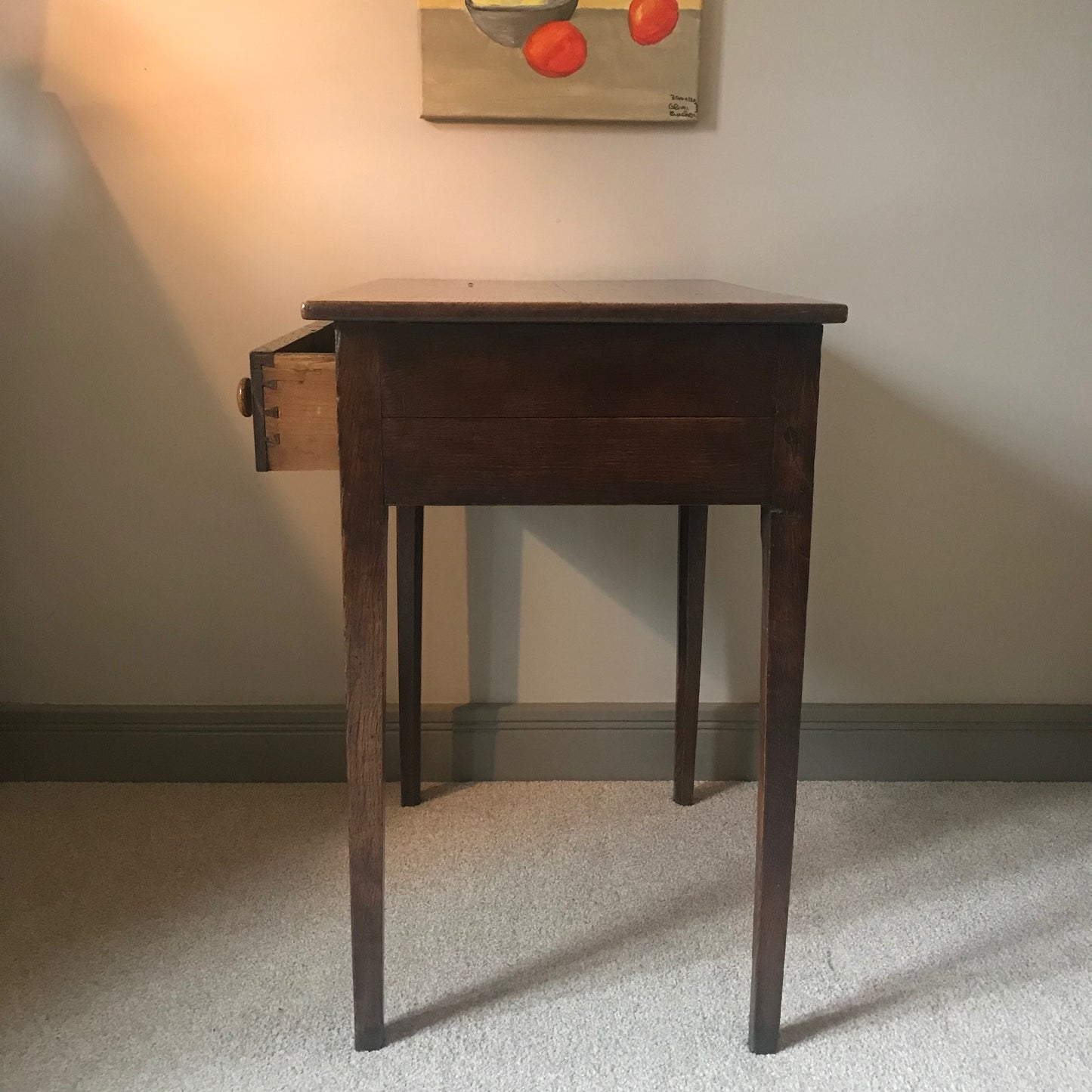 Elm Side Table.