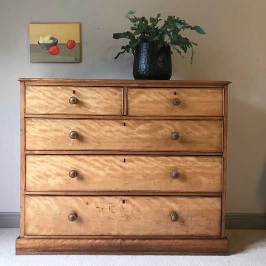 Satin Birch Chest.