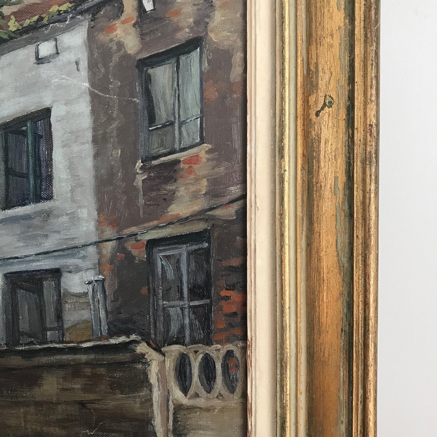 French Oil On Canvas