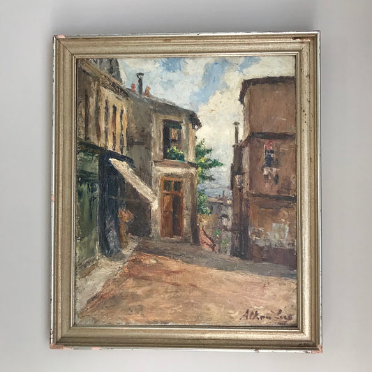 French Oil On Canvas