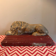 Load image into Gallery viewer, Recumbent Coade Stone Lion.
