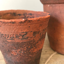 Load image into Gallery viewer, Set Of Four Early Terracotta Pots.
