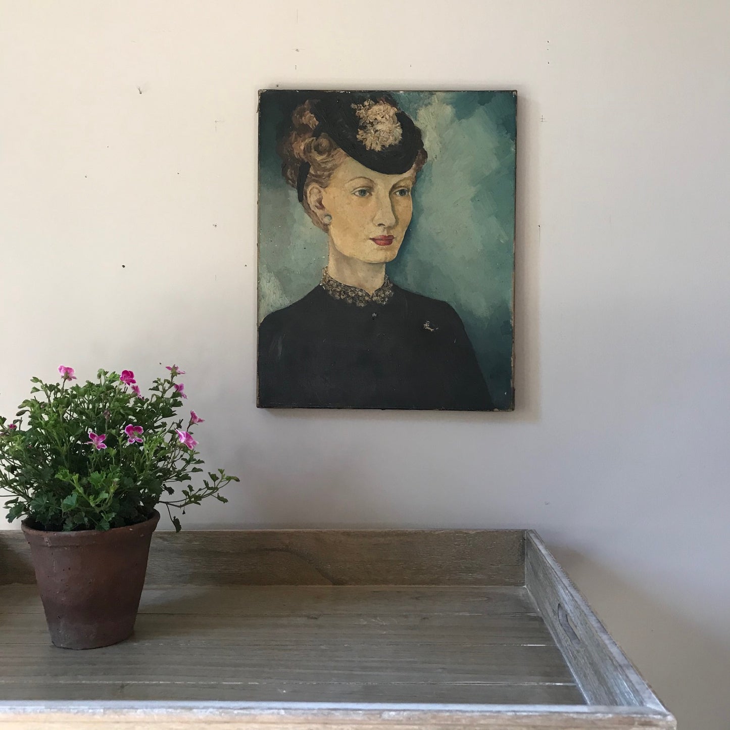 French School Oil On Canvas.
