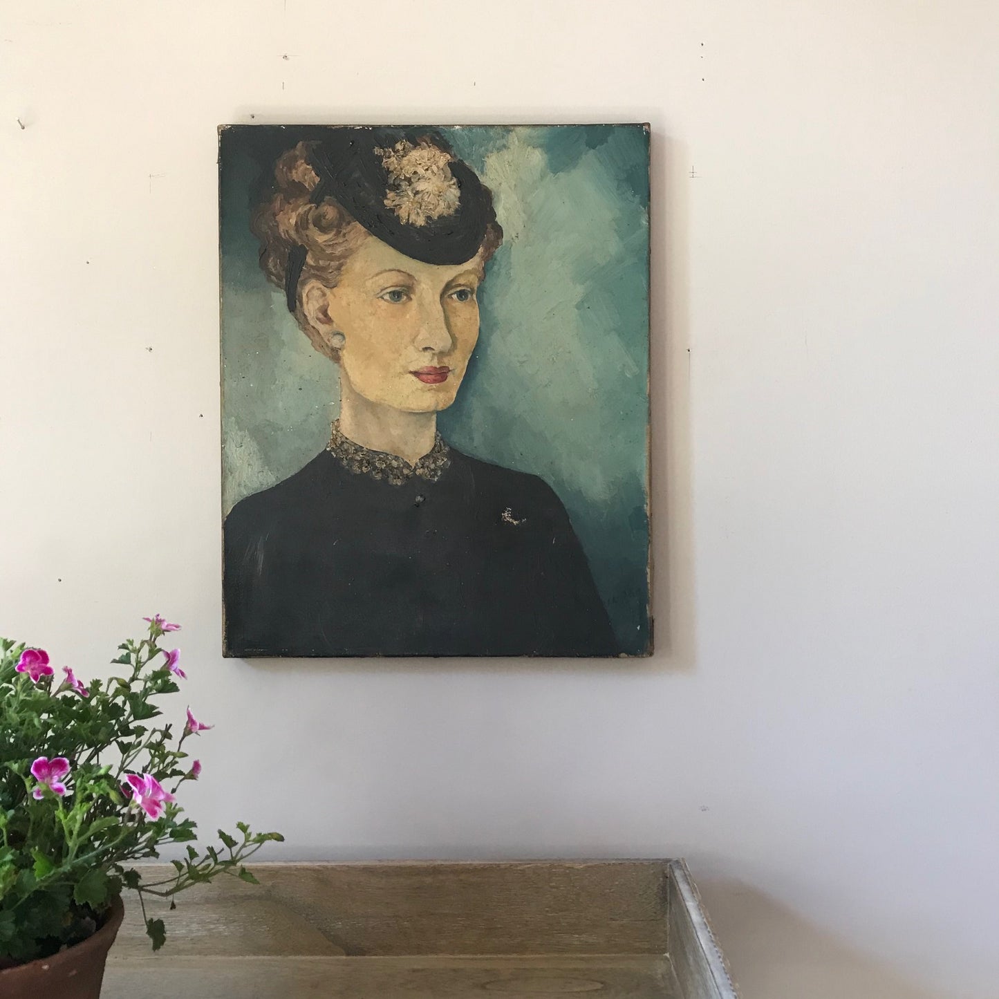 French School Oil On Canvas.
