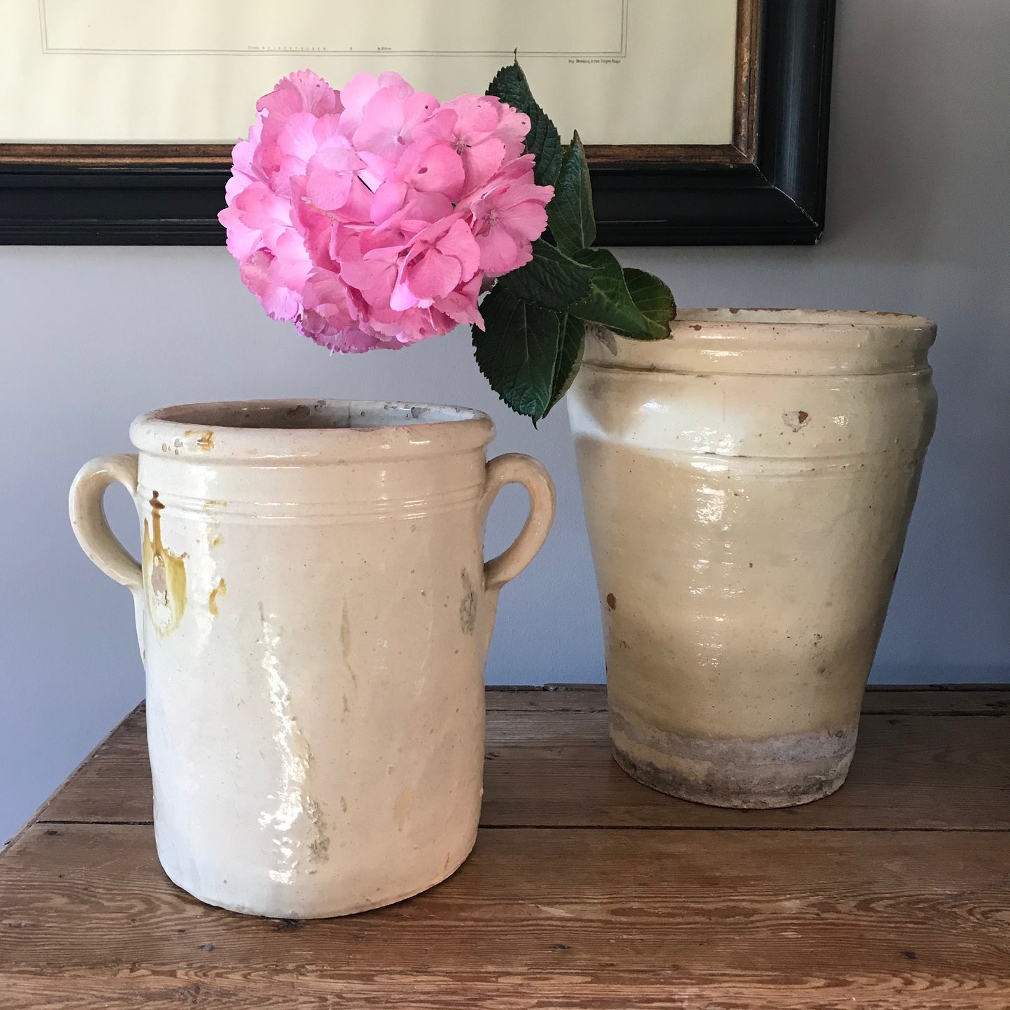Italian Glazed Terracotta Preserving Pot.