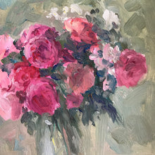 Load image into Gallery viewer, Pink Roses In a Jar.
