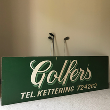 Load image into Gallery viewer, Vintage Golf Club Sign.
