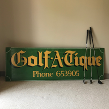 Load image into Gallery viewer, Vintage Golf Club Sign.
